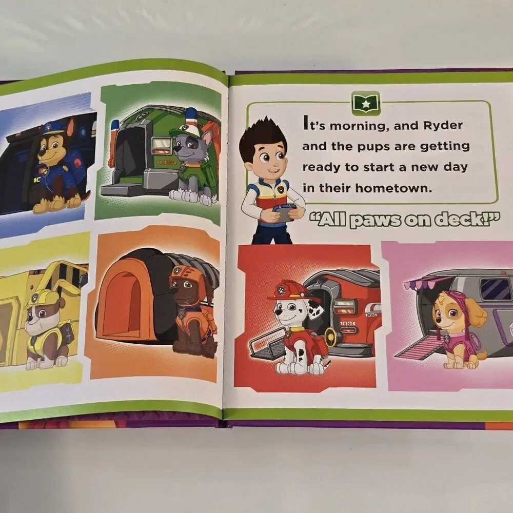 5 Children Books -Jurassic Park/Wind Power /Paw Patrol/ Pout Fish/ I Am Strong